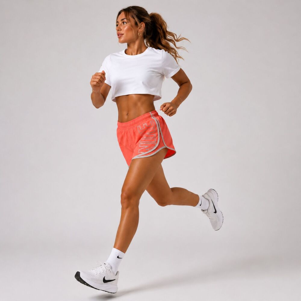 Nike Dri Fit Tempo Running Shorts XL Pink Coral - Picture 3 of 8
